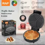 Waflera Eléctrica Pro RAF R.2224 Corazón / Flor de 1000W - Imagen 7