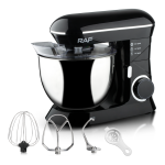 Batidora 3 en 1 de Pedestal RAF R6602 8L – Mezcla, Bate y Amasa Fácil - Imagen 3