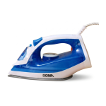 Plancha a Vapor BOMA BM-2815 1800W con Base Cerámica