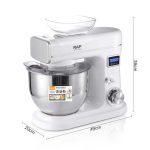 Batidora 3 en 1 de Pedestal RAF R.60007 6.5L – Mezcla, Bate, Amasa y Pesa - Imagen 4