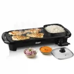 Parrilla Eléctrica 2 en 1 RAF 1200W con Olla y Tapa de Vidrio - R5496 - Imagen 2