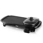Parrilla Eléctrica 2 en 1 RAF 1200W con Olla y Tapa de Vidrio - R5496 - Imagen 3