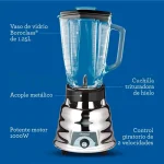 Licuadora Oster 1.25 Litros 1000W 2 Velocidades - 250-22 - Imagen 5