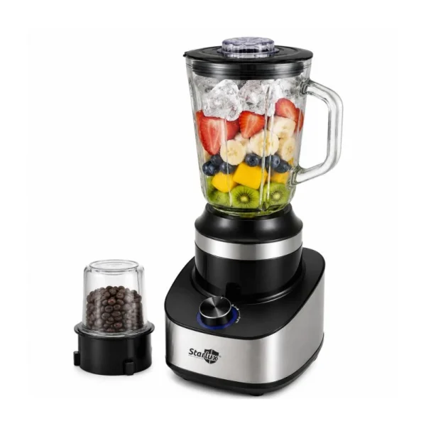Licuadora 2 en 1 de Vidrio Starlux 1.5 Litros 800W - SEB-1110