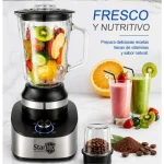 Licuadora 2 en 1 de Vidrio Starlux 1.5 Litros 800W - SEB-1110 - Imagen 6